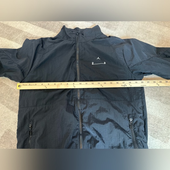 Nike Air Jordan Men’s 23E Jacket Zip Engineered Windbreaker Black (Size S) - Picture 10 of 11